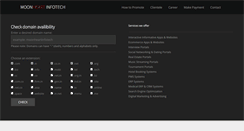 Desktop Screenshot of moonheartinfotech.com